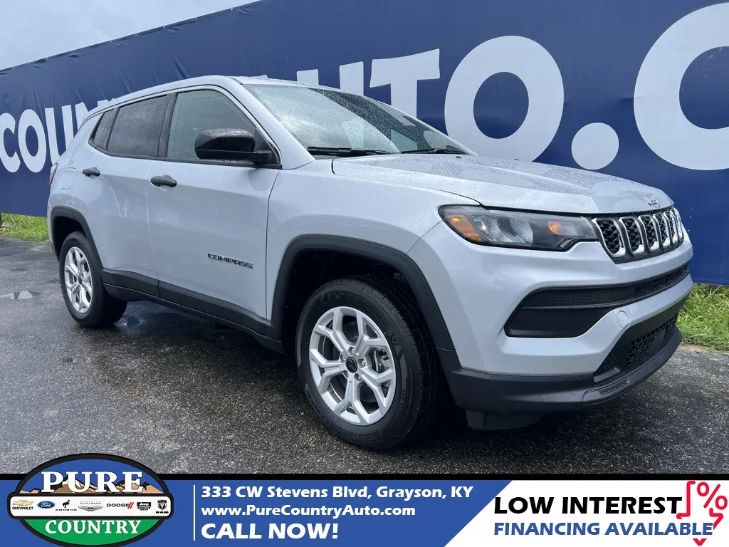 Silver 2025 Jeep Compass Sport for sale in Grayson, KY