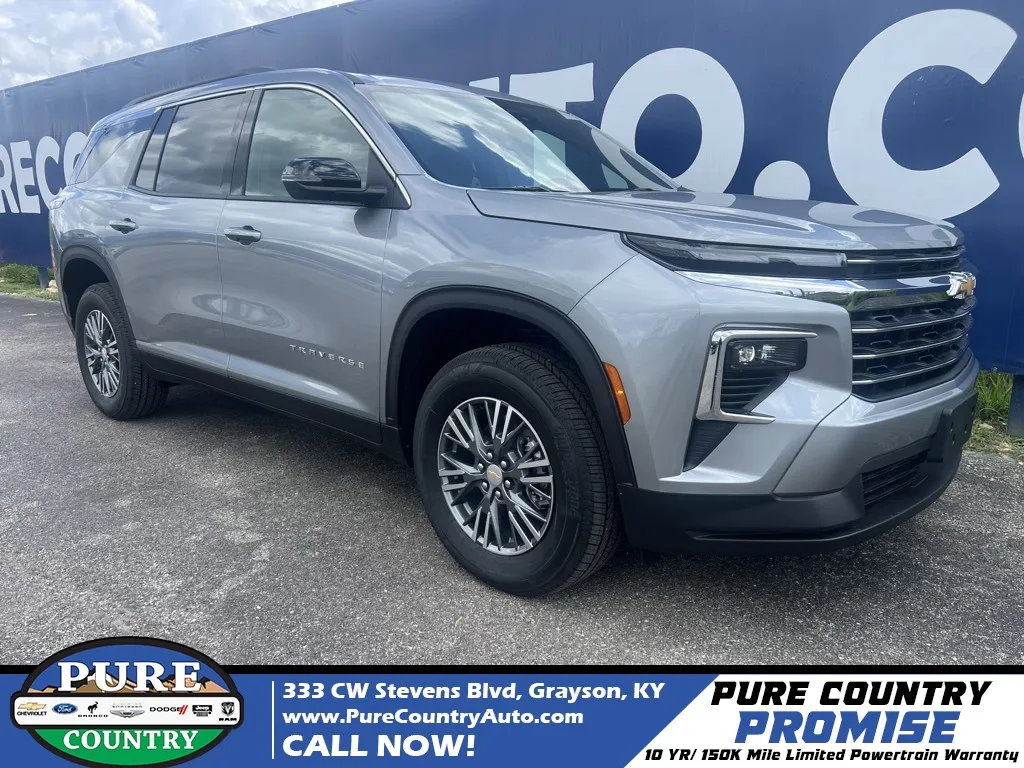 Gray 2025 Chevrolet Traverse LT for sale in Grayson, KY