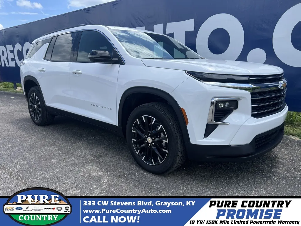 White 2025 Chevrolet Traverse LT for sale in Grayson, KY