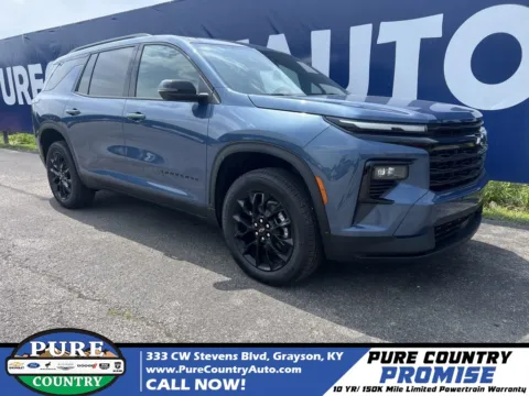 Blue 2025 Chevrolet Traverse LT for sale in Grayson, KY