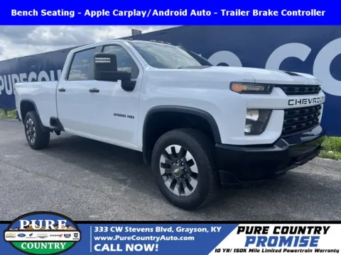 White 2021 Chevrolet Silverado 2500HD Custom for sale in Grayson, KY