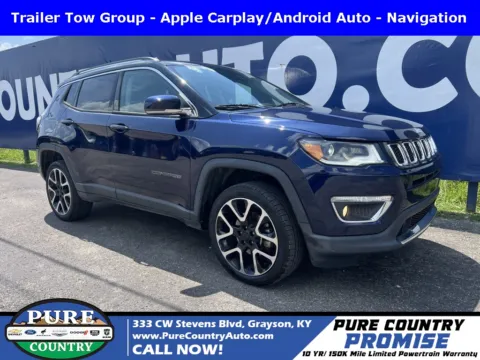 Blue 2018 Jeep Compass Limited for sale in Grayson, KY