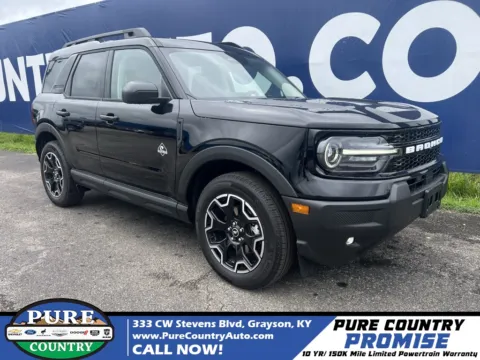 Black 2025 Ford Bronco Sport Outer Banks for sale in Grayson, KY