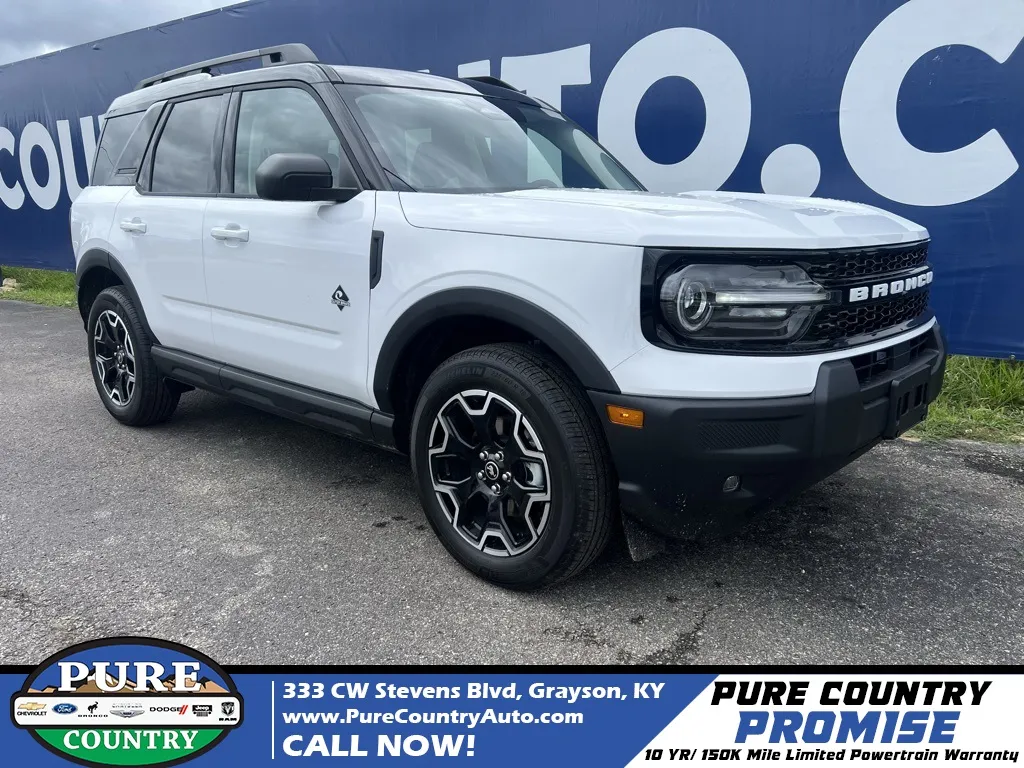 White 2025 Ford Bronco Sport Outer Banks for sale in Grayson, KY