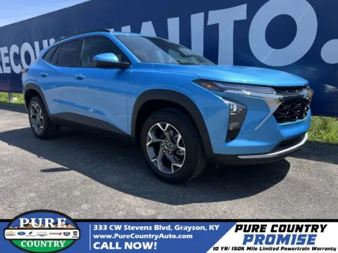 Blue 2025 Chevrolet Trax LT for sale in Grayson, KY