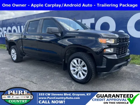 Black 2020 Chevrolet Silverado 1500 Custom for sale in Grayson, KY