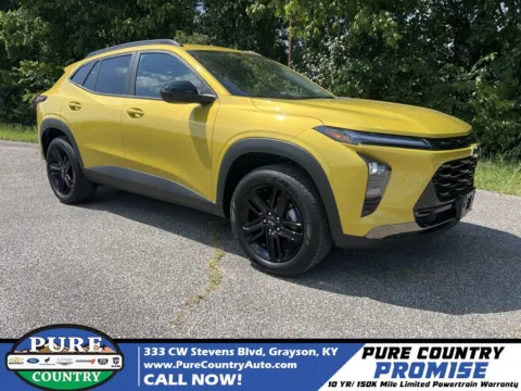 Yellow 2025 Chevrolet Trax ACTIV for sale in Grayson, KY