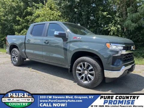 Gray 2025 Chevrolet Silverado 1500 LT for sale in Grayson, KY