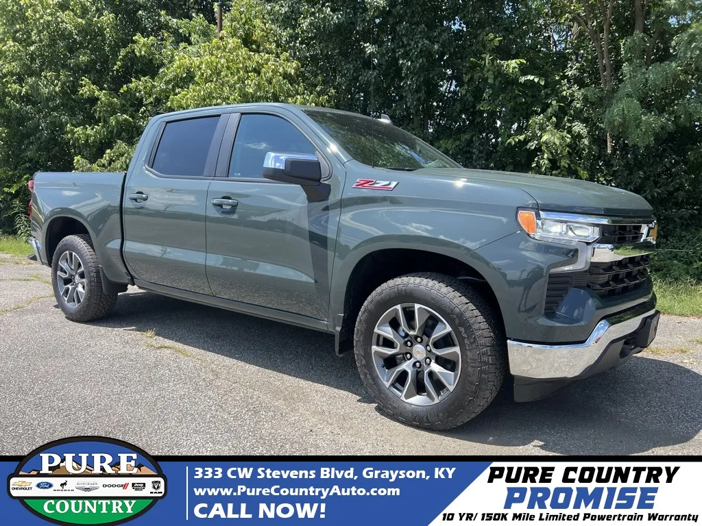 Gray 2025 Chevrolet Silverado 1500 LT for sale in Grayson, KY