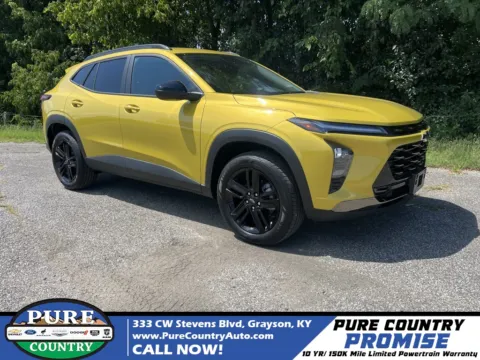 Yellow 2025 Chevrolet Trax ACTIV for sale in Grayson, KY