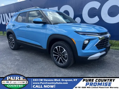 Blue 2025 Chevrolet TrailBlazer LT for sale in Grayson, KY
