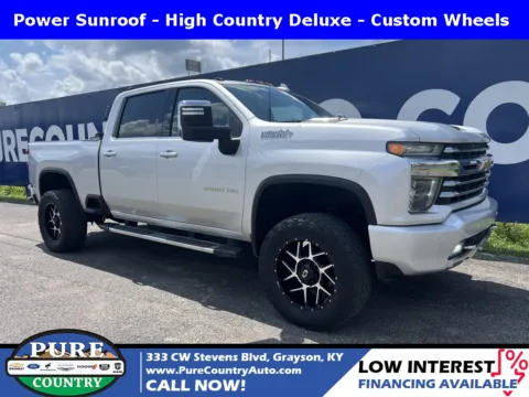 Silver 2021 Chevrolet Silverado 2500HD High Country for sale in Grayson, KY