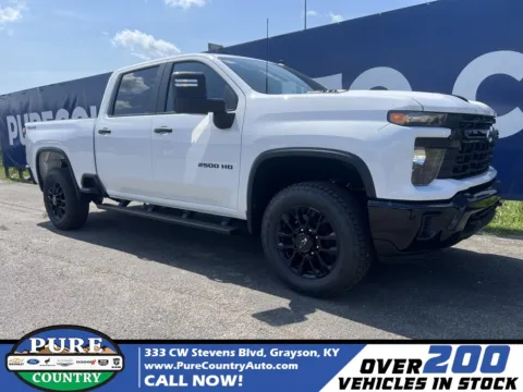 White 2025 Chevrolet Silverado 2500HD Custom for sale in Grayson, KY