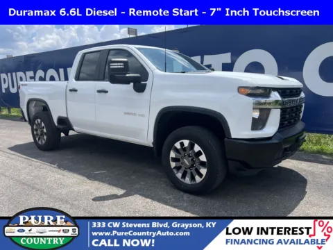 White 2021 Chevrolet Silverado 2500HD Custom for sale in Grayson, KY