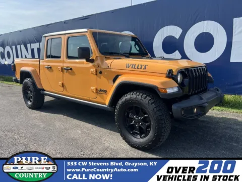 Orange 2021 Jeep Gladiator Willys for sale in Grayson, KY