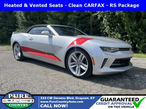 Silver 2017 Chevrolet Camaro 2LT for sale in Grayson, KY