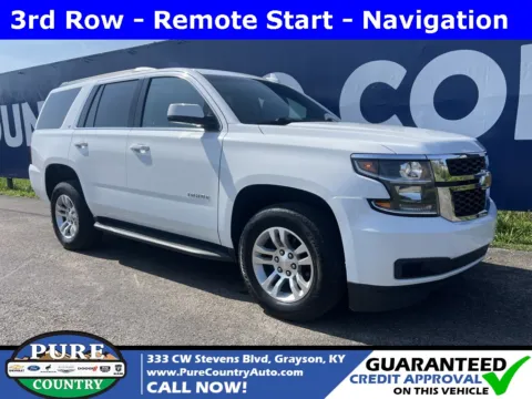 White 2020 Chevrolet Tahoe LT for sale in Grayson, KY