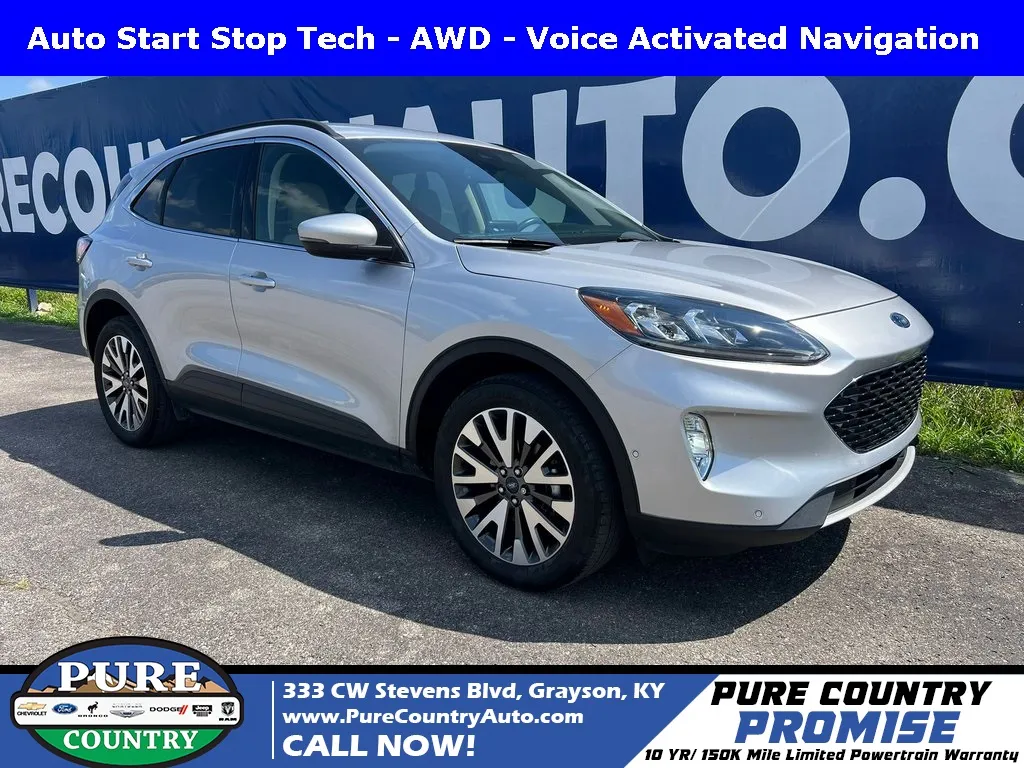 Silver 2020 Ford Escape Titanium for sale in Grayson, KY