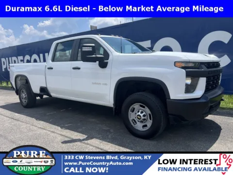 White 2021 Chevrolet Silverado 2500HD Work Truck for sale in Grayson, KY