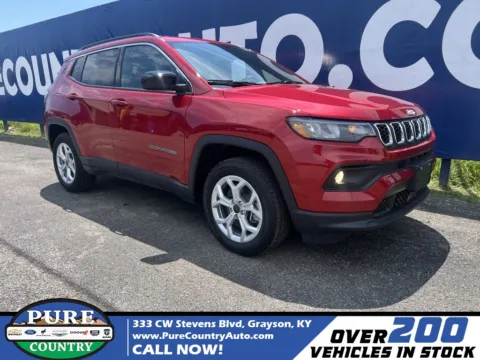 Red 2025 Jeep Compass Latitude for sale in Grayson, KY