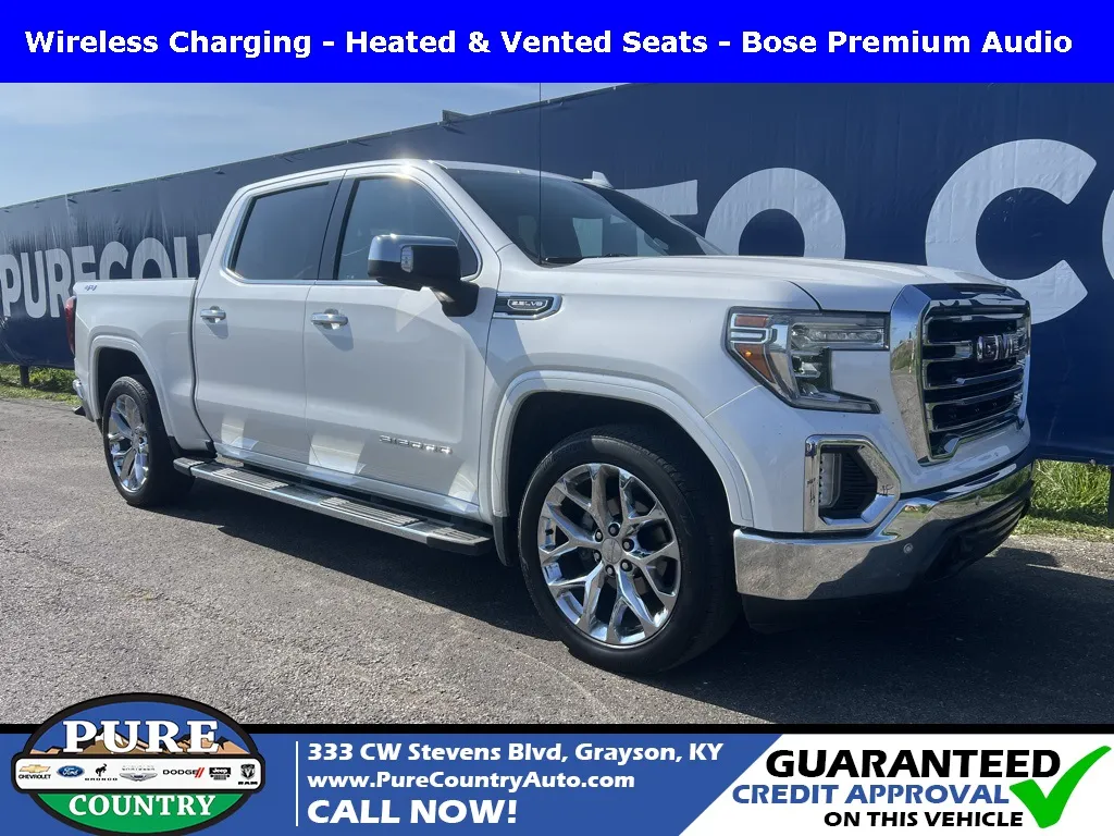 White 2019 GMC Sierra 1500 SLT for sale in Grayson, KY