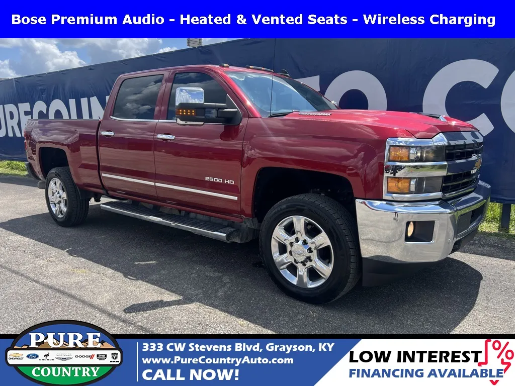 Red 2019 Chevrolet Silverado 2500HD LTZ for sale in Grayson, KY