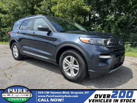 Blue 2022 Ford Explorer XLT for sale in Grayson, KY
