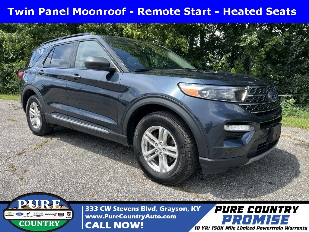 Blue 2022 Ford Explorer XLT for sale in Grayson, KY