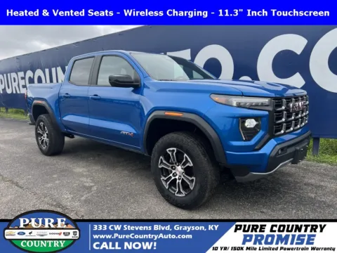Blue 2023 GMC Canyon AT4 for sale in Grayson, KY
