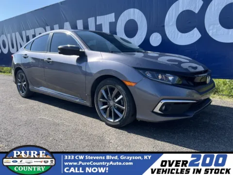 Beige 2019 Honda Civic EX-L for sale in Grayson, KY