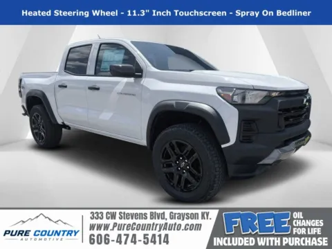 White 2025 Chevrolet Colorado Trail Boss for sale in Grayson, KY
