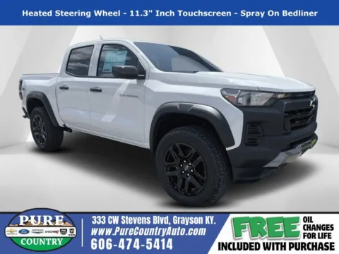 White 2025 Chevrolet Colorado Trail Boss for sale in Grayson, KY