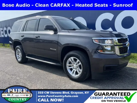 Gray 2018 Chevrolet Tahoe LT for sale in Grayson, KY