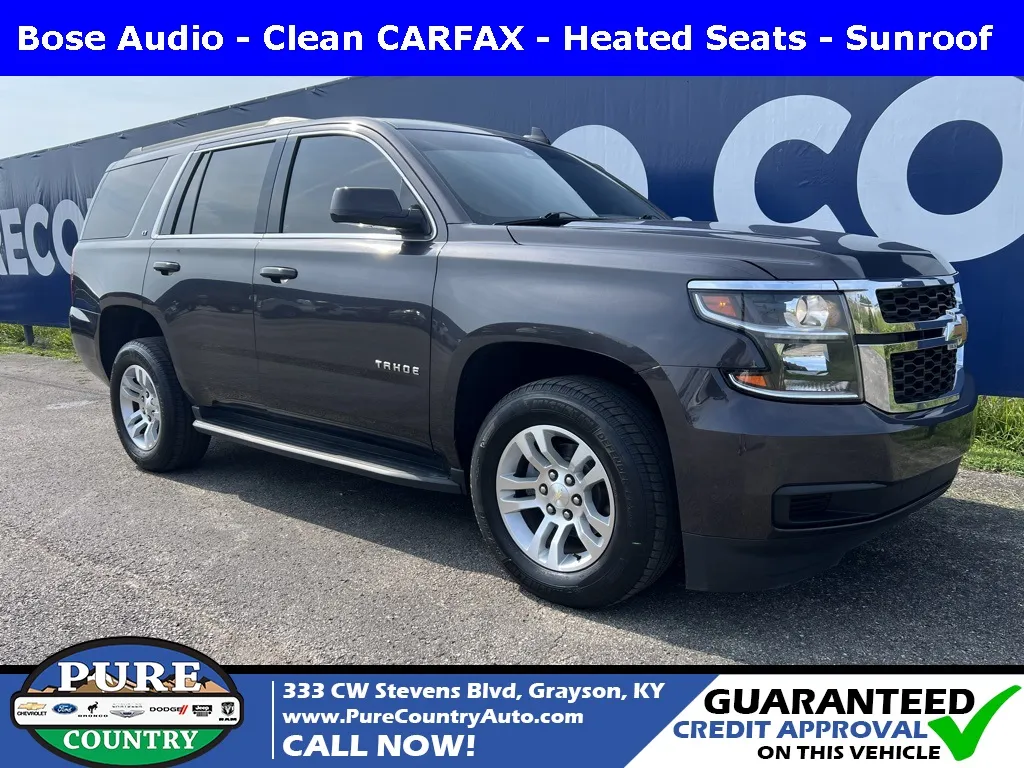 Gray 2018 Chevrolet Tahoe LT for sale in Grayson, KY