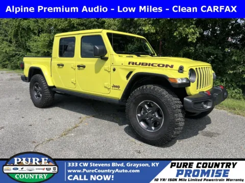 Yellow 2023 Jeep Gladiator Rubicon for sale in Grayson, KY