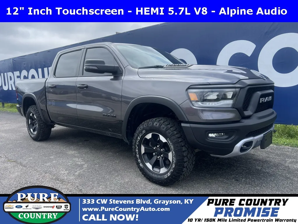 Gray 2024 Ram 1500 Rebel for sale in Grayson, KY