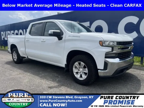 White 2021 Chevrolet Silverado 1500 LT for sale in Grayson, KY