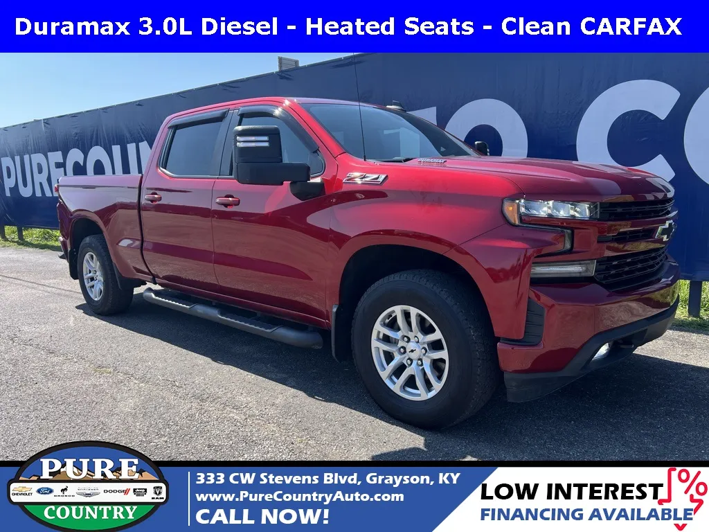 Red 2021 Chevrolet Silverado 1500 RST for sale in Grayson, KY