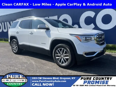 White 2019 GMC Acadia SLE-2 for sale in Grayson, KY