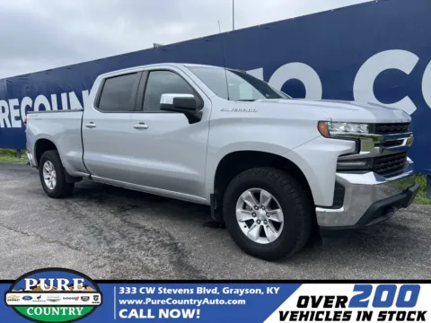 Silver 2021 Chevrolet Silverado 1500 LT for sale in Grayson, KY