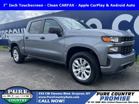 Gray 2019 Chevrolet Silverado 1500 Custom for sale in Grayson, KY