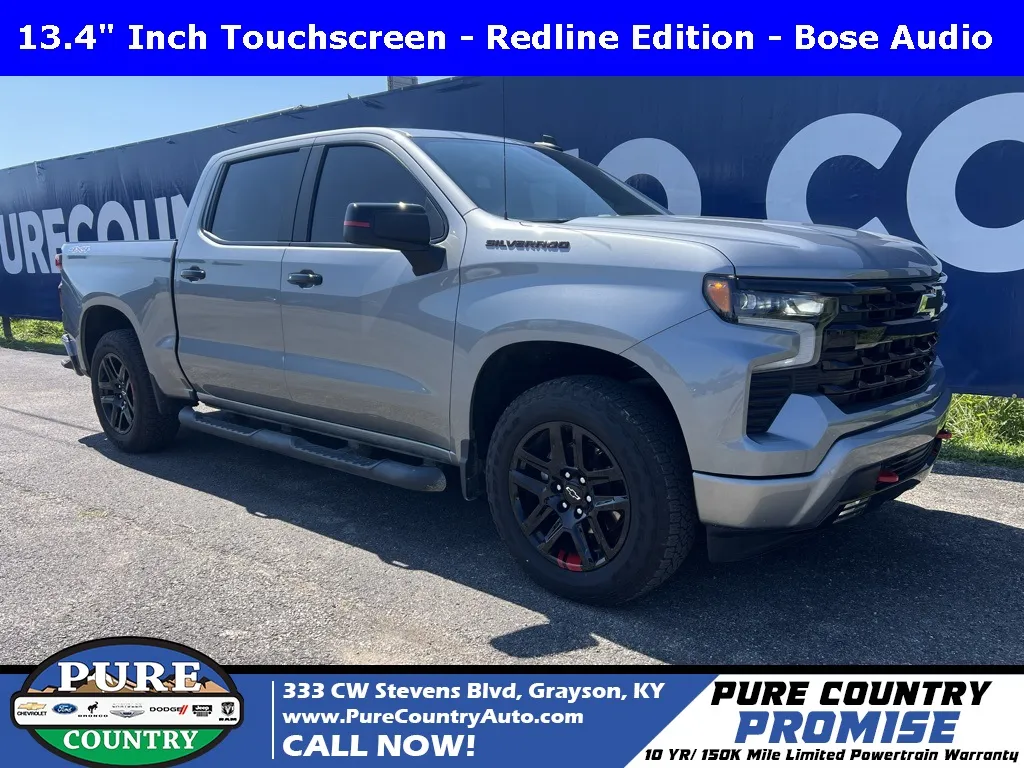 Gray 2023 Chevrolet Silverado 1500 RST for sale in Grayson, KY