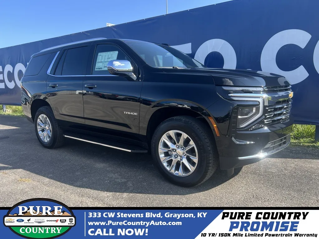 Black 2025 Chevrolet Tahoe Premier for sale in Grayson, KY