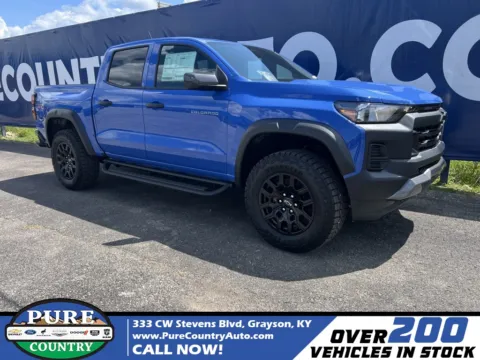 Blue 2025 Chevrolet Colorado Trail Boss for sale in Grayson, KY