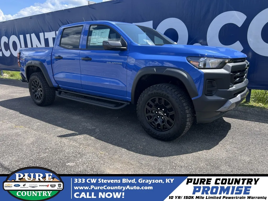 Blue 2025 Chevrolet Colorado Trail Boss for sale in Grayson, KY