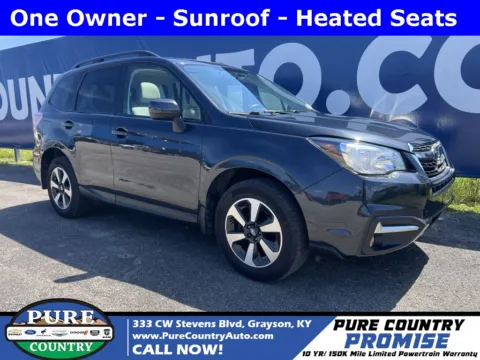 Gray 2017 Subaru Forester 2.5i Premium for sale in Grayson, KY