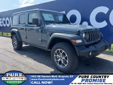 Gray 2025 Jeep Wrangler Sport S for sale in Grayson, KY