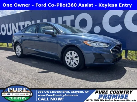 Blue 2019 Ford Fusion S for sale in Grayson, KY
