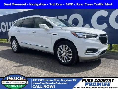White 2021 Buick Enclave Essence for sale in Grayson, KY