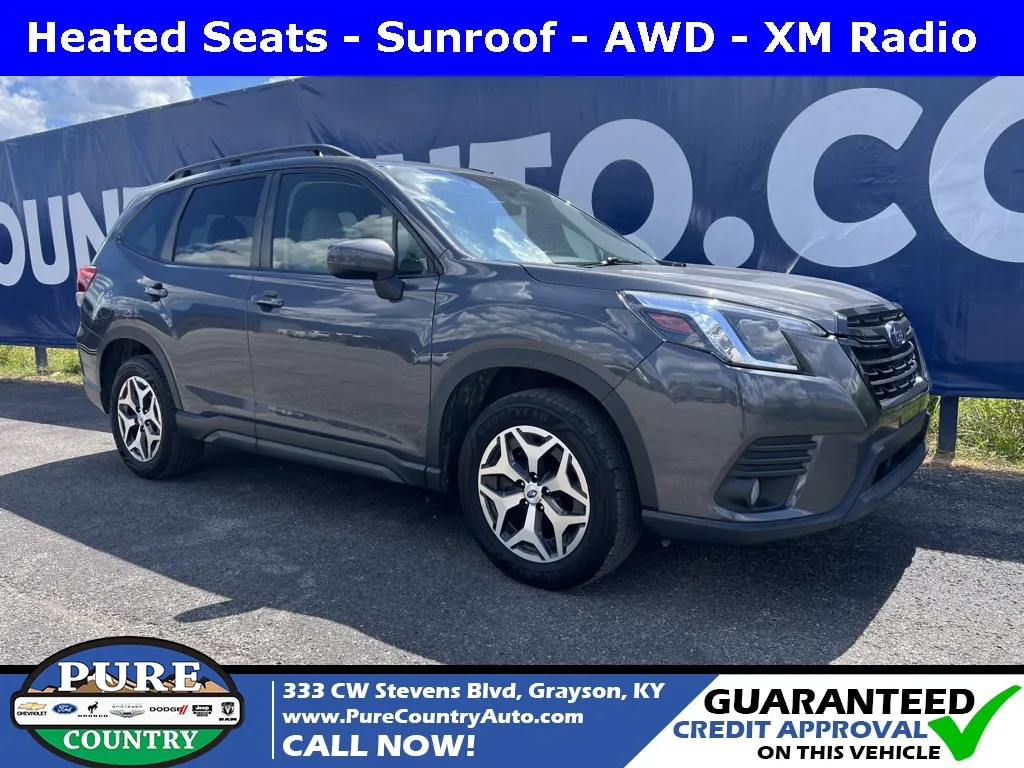 Gray 2023 Subaru Forester Premium for sale in Grayson, KY